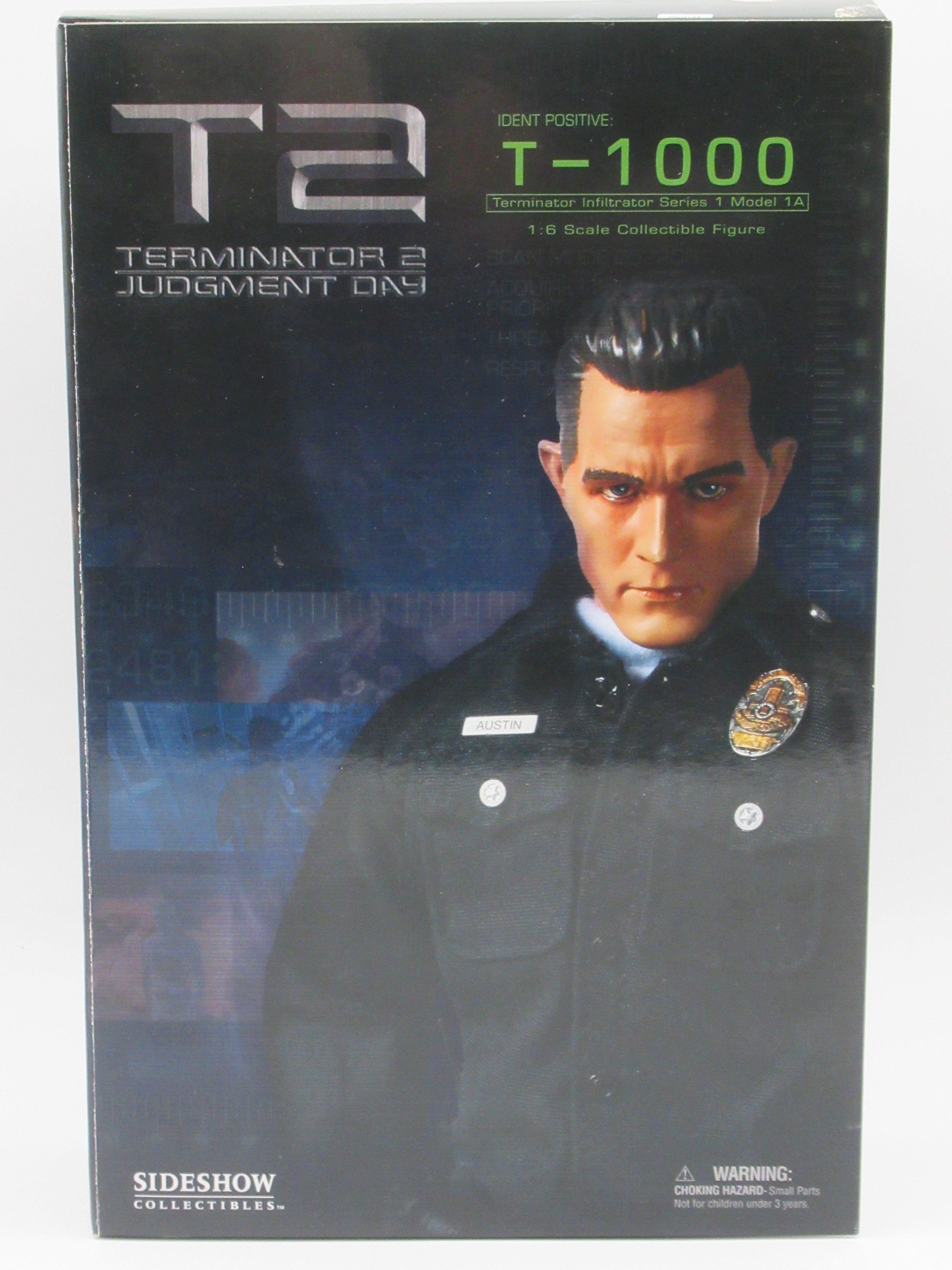 TERMINATOR 2: Judgment Day T-1000 1:6 Scale Figure - Sideshow Collectibles (2006) T2 Terminator Infiltrator Series 1